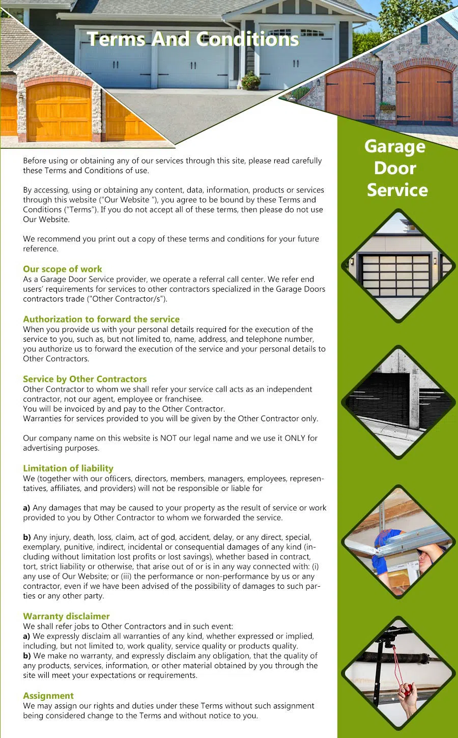 Interstate Garage Door Repair Service Germantown, MD 301-338-6683